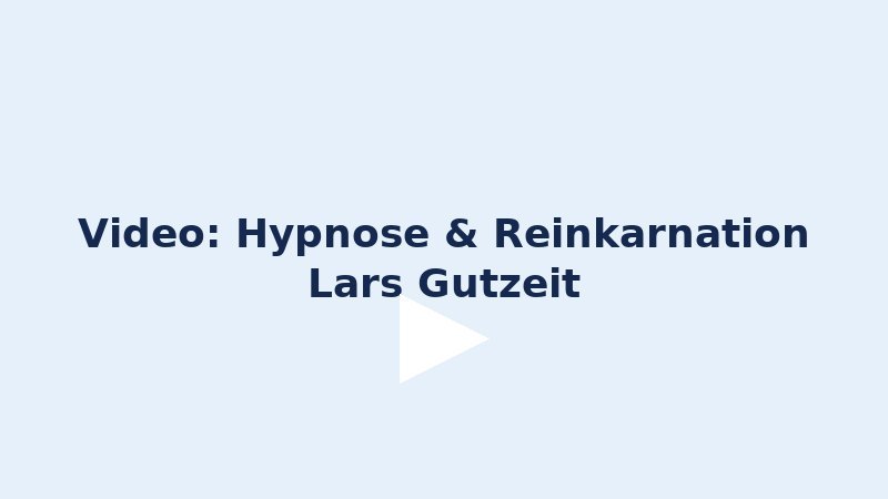 Lars Gutzeit erklärt Hypnose & Reinkarnation